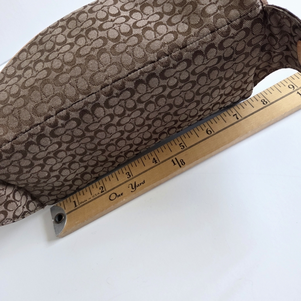 Coach Y2K Logo Fanny Pack Belt Bag, Neutral Tan Canvas & Leather Babe Vibes - Picture 12 of 16